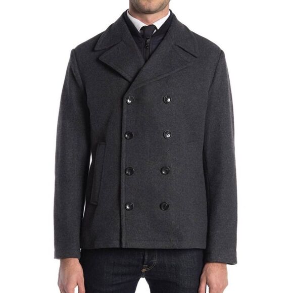 Michael Kors Mens George Double Breasted Coat